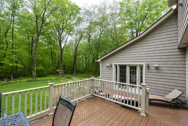79 Erdoni Rd, Columbia, CT 06237 - deck with a yard