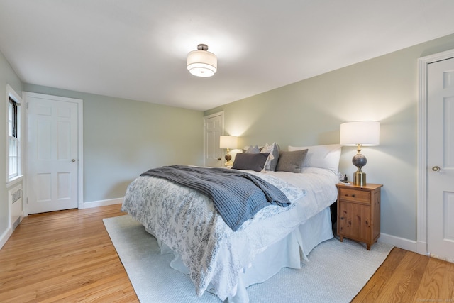 46 Glenbrook Rd, West Hartford, CT 06107 - bedroom featuring light wood finished floors and baseboards