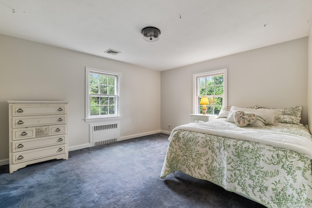 46 Glenbrook Rd, West Hartford, CT 06107 - carpeted bedroom featuring radiator, multiple windows, and baseboards
