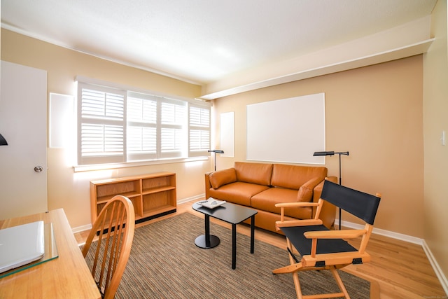 85 Viscount Dr Unit 10A, Milford, CT 06460 - living room featuring wood finished floors and baseboards