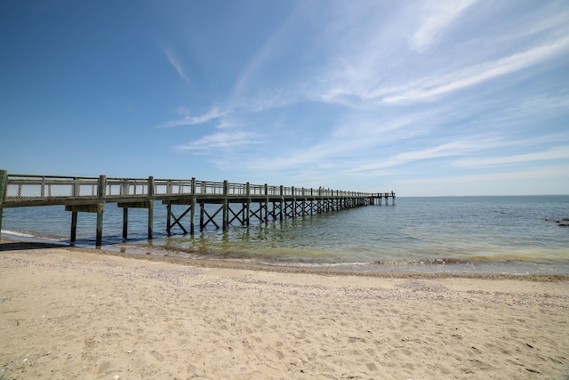 85 Viscount Dr Unit 10A, Milford, CT 06460 - dock featuring view of water and beach and a pier