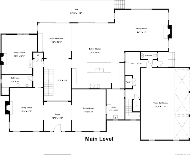 6 Spectacle Ln, Ridgefield, CT 06877 - floor plan / room layout