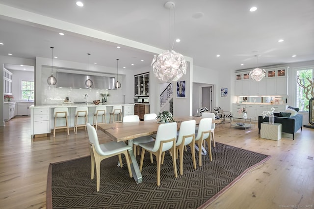 6 Spectacle Ln, Ridgefield, CT 06877 - dining space featuring recessed lighting and light wood-style flooring