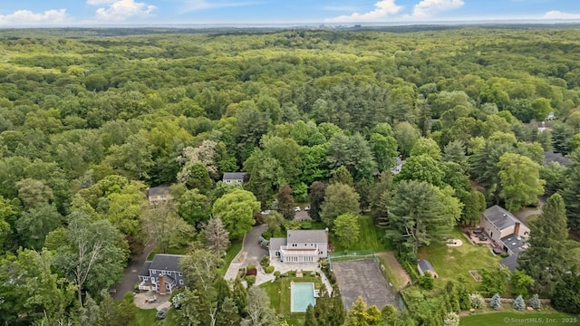 24 Lawrence Hill Rd, Stamford, CT 06903 - view of property location featuring a heavily wooded area
