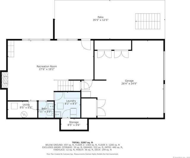 94 Glen Dr, New Canaan, CT 06840 - property floor plan