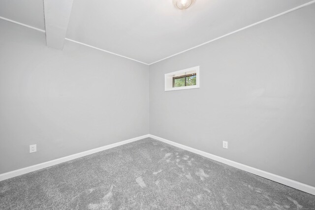 1400 Meriden Rd Apt 1-2, Waterbury, CT 06705 - spare room featuring baseboards and carpet