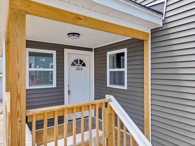 view of entrance to property