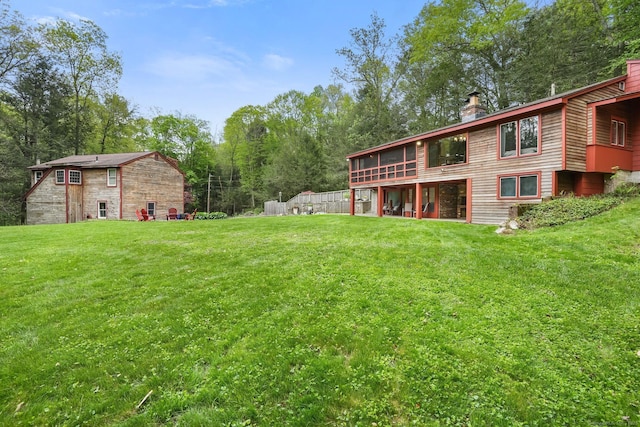 6 Knorr Rd, Oxford, CT 06478 - view of grassy yard with view of wooded area