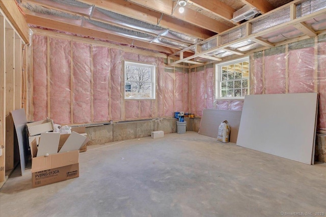 below grade area featuring healthy amount of natural light