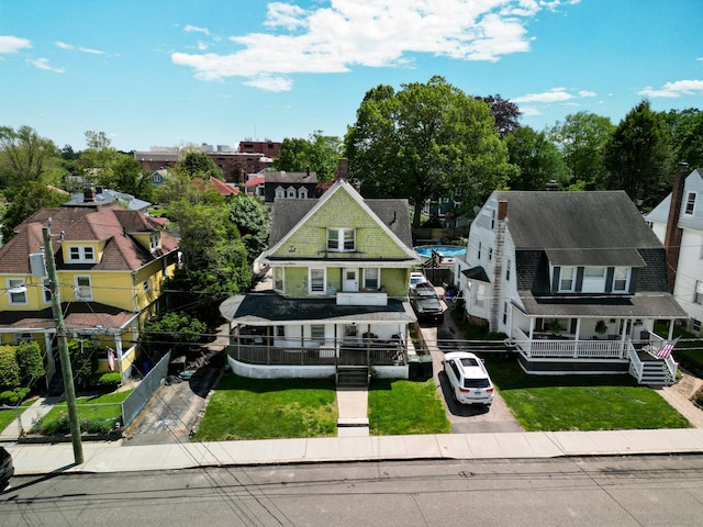 26 Perry St, New London, CT 06320 - aerial perspective of suburban area