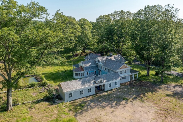 134 Roxbury Rd, Washington, CT 06793 - view of subject property with a heavily wooded area