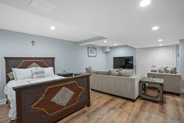 18 Beaver Dam Rd, Newtown, CT 06470 - bedroom with wood finished floors and recessed lighting