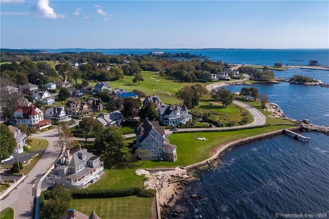 178 Shore Ave, Groton, CT 06340 - aerial view of a large body of water