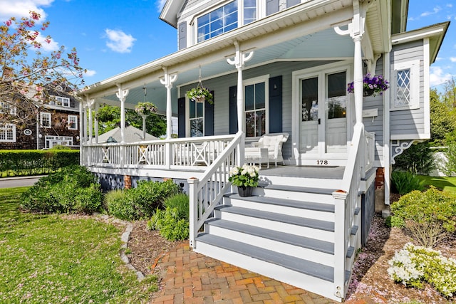 178 Shore Ave, Groton, CT 06340 - view of front of house with covered porch