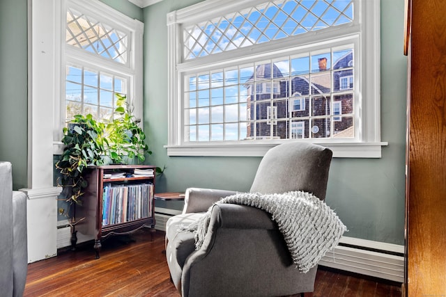 178 Shore Ave, Groton, CT 06340 - sitting room featuring wood-type flooring and plenty of natural light
