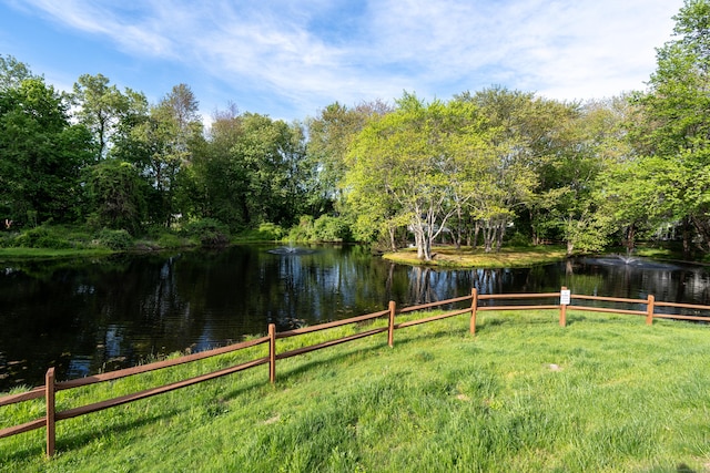 1 E Hayestown Rd Unit 24, Danbury, CT 06811 - view of yard featuring a water view