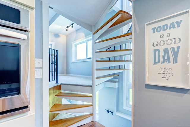 5 Quarry Rd, Stonington, CT 06355 - stairs with rail lighting