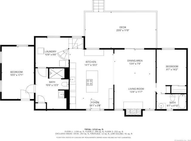 5 Quarry Rd, Stonington, CT 06355 - view of property floor plan