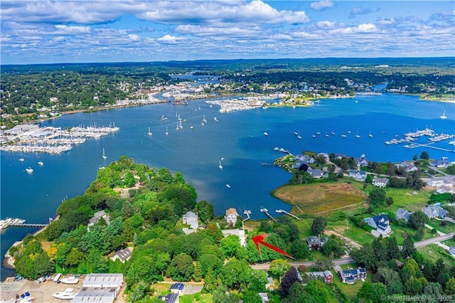 5 Quarry Rd, Stonington, CT 06355 - view of property location with a large body of water and numerous boat docks