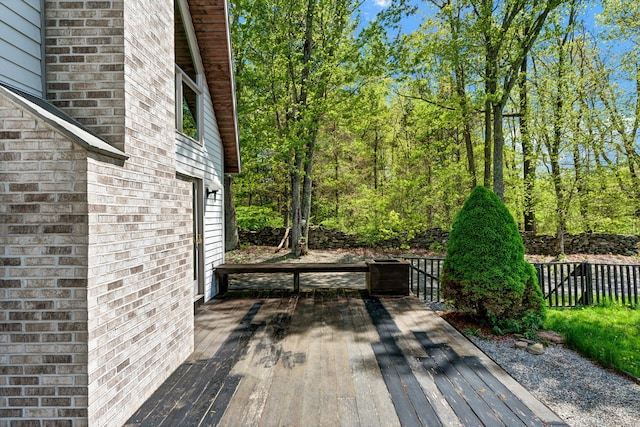 233 N Society Rd, Canterbury, CT 06331 - view of wooden deck