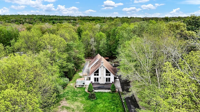 233 N Society Rd, Canterbury, CT 06331 - aerial view of property and surrounding area with a forest