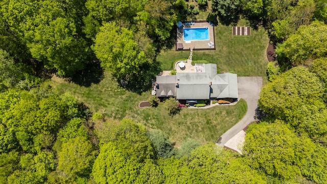 16 Cider Mill Rd, Burlington, CT 06013 - view from above of property featuring a pool