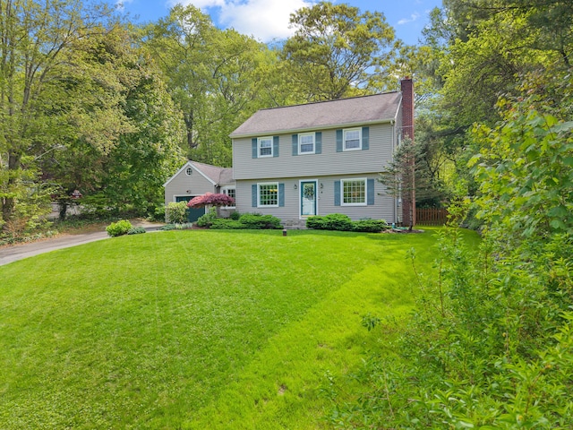 5 Willow Ln, East Lyme, CT 06333 - colonial house with a chimney