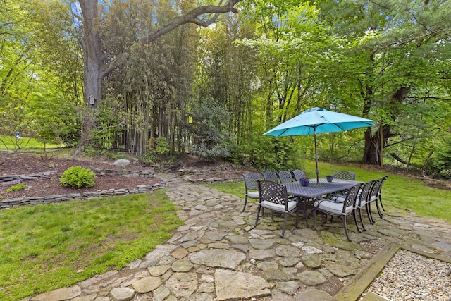 5 Willow Ln, East Lyme, CT 06333 - view of patio / terrace featuring outdoor dining area