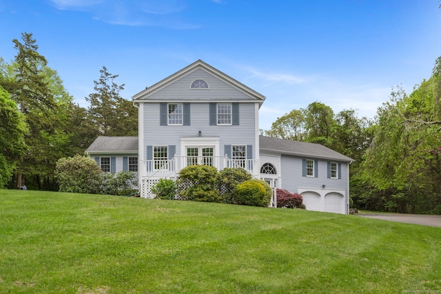 98 Hemlock Valley Rd, East Haddam, CT 06423 - greek revival inspired property with an attached garage, driveway, and a front yard