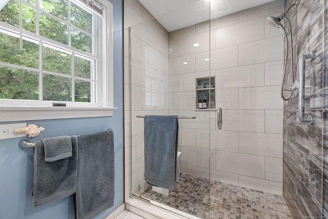 98 Hemlock Valley Rd, East Haddam, CT 06423 - full bath featuring a shower stall and plenty of natural light