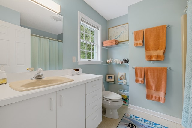 98 Hemlock Valley Rd, East Haddam, CT 06423 - full bath featuring toilet, vanity, and baseboards