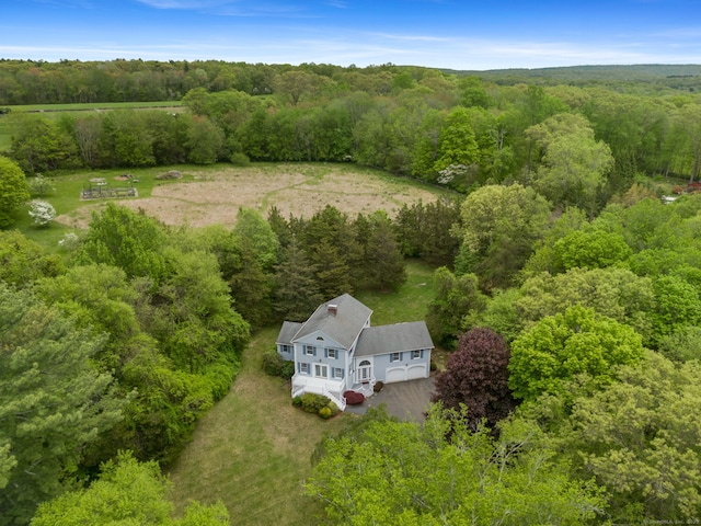 98 Hemlock Valley Rd, East Haddam, CT 06423 - view of subject property with a heavily wooded area