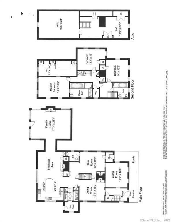 521 State St, Guilford, CT 06437 - floor plan / room layout