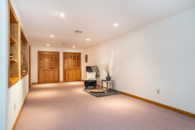592 Mountain Rd Unit A, West Hartford, CT 06117 - unfurnished room featuring light carpet, baseboards, and recessed lighting