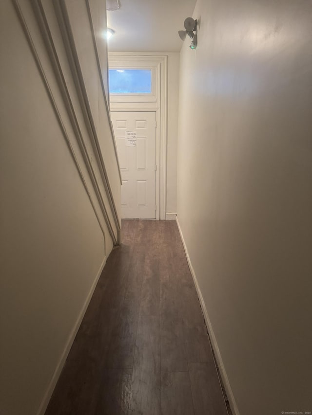 15 Townley St, Hartford, CT 06105 - hallway featuring baseboards and dark wood finished floors