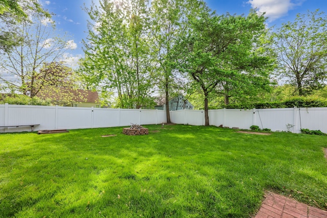 26 Brian Rd, West Hartford, CT 06110 - view of yard with an outdoor fire pit