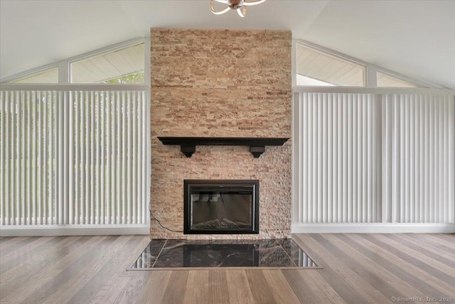 1813 Peck Ln, Cheshire, CT 06410 - detailed view of wood finished floors and a large fireplace