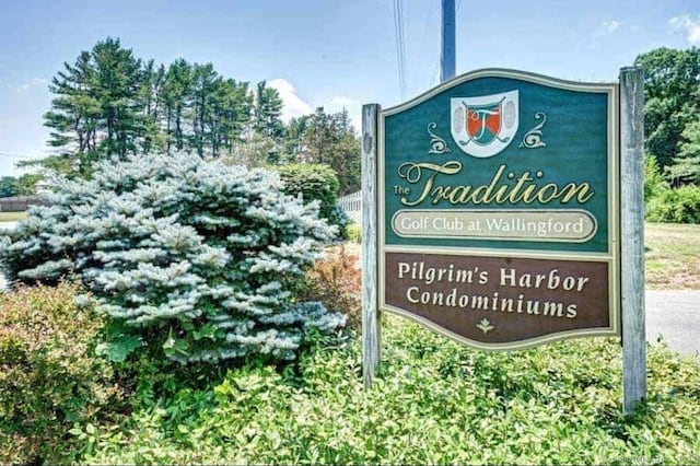 547 Pilgrim Hbr Unit 547, Wallingford, CT 06492 - view of community / neighborhood sign