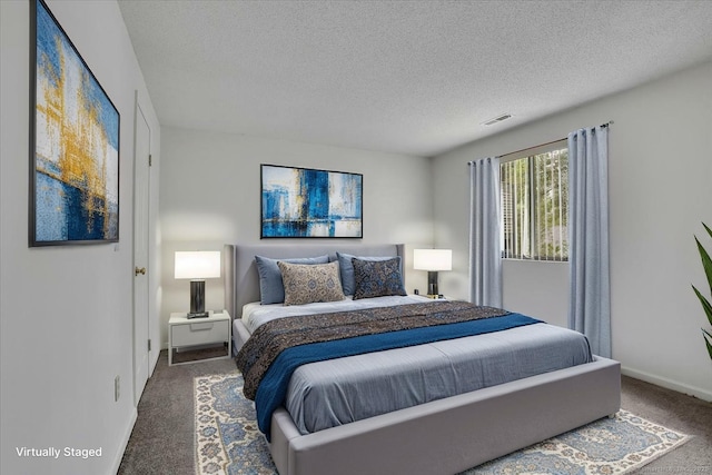 547 Pilgrim Hbr Unit 547, Wallingford, CT 06492 - bedroom with carpet floors, baseboards, and a textured ceiling