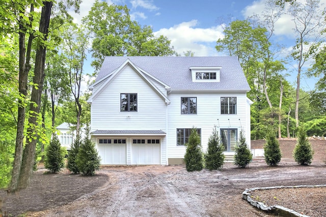 158 Compo Rd N, Westport, CT 06880 - view of front of house with driveway, a garage, and a shingled roof