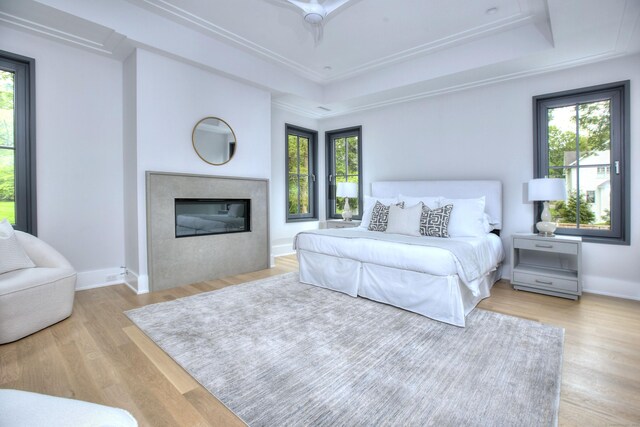158 Compo Rd N, Westport, CT 06880 - bedroom with a raised ceiling and multiple windows