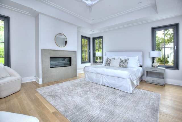 158 Compo Rd N, Westport, CT 06880 - bedroom with a raised ceiling and multiple windows