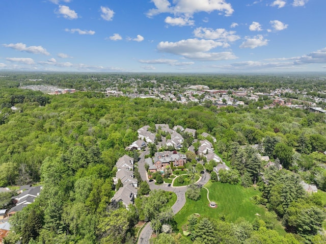 20 Goodwin Cir Unit 20, Hartford, CT 06105 - aerial view of residential area with a heavily wooded area