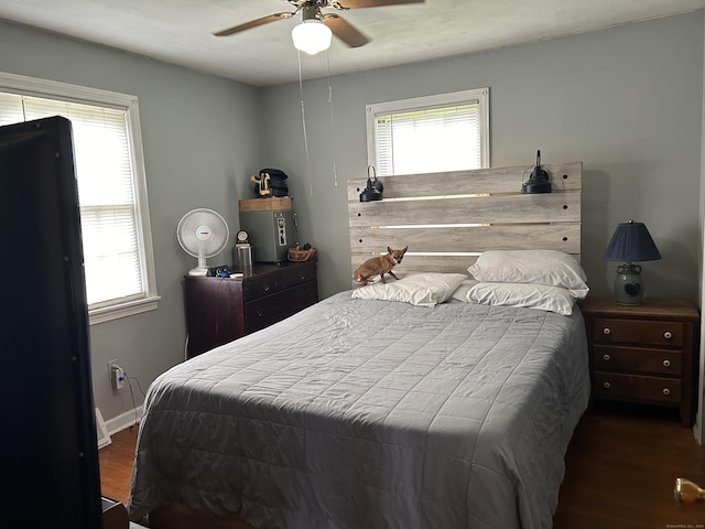 2060 Perkins St, Bristol, CT 06010 - bedroom with wood finished floors and ceiling fan