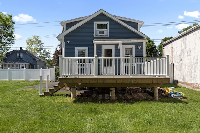 24 High St, West Haven, CT 06516 - rear view of house featuring a deck