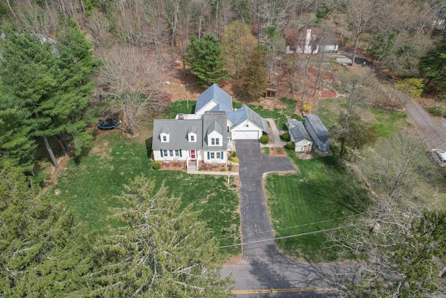 aerial overview of property's location