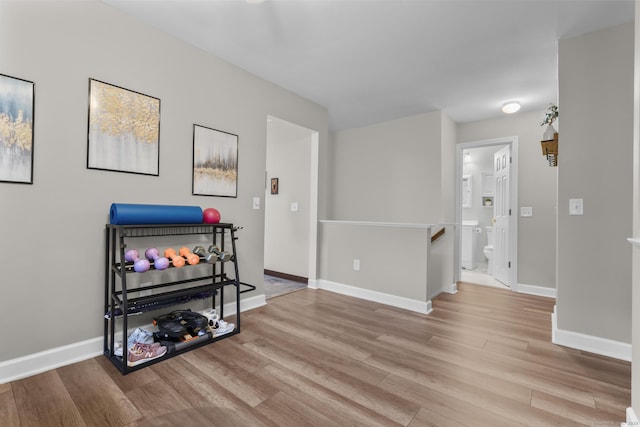 442 Swanson Cres Unit 442, Milford, CT 06461 - interior space featuring light wood-style flooring and baseboards