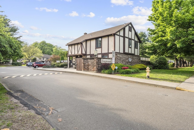 442 Swanson Cres Unit 442, Milford, CT 06461 - view of front of property featuring stucco siding and a front yard