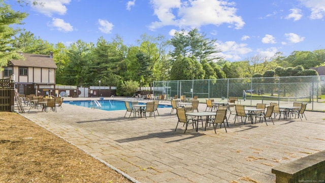 442 Swanson Cres Unit 442, Milford, CT 06461 - community pool featuring fence and view of scattered trees
