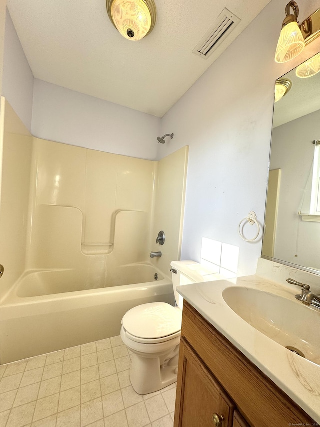 26 John George Dr, Meriden, CT 06450 - bathroom with bathtub / shower combination, toilet, vanity, and tile patterned flooring